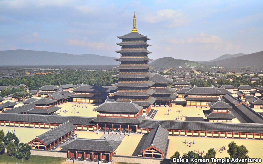 Сгенерированное компьютером изображение того, как выглядел храм Хваннёнса